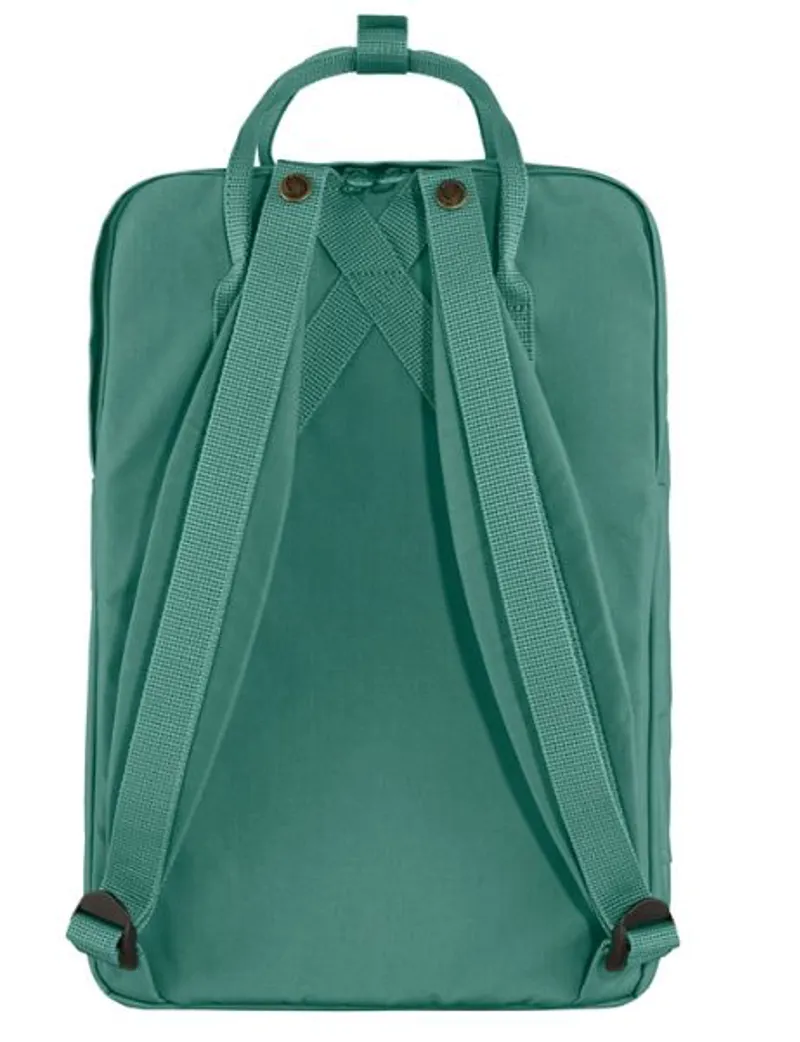 Fjallraven Kanken 15 Laptop Backpack in Frost Green-1